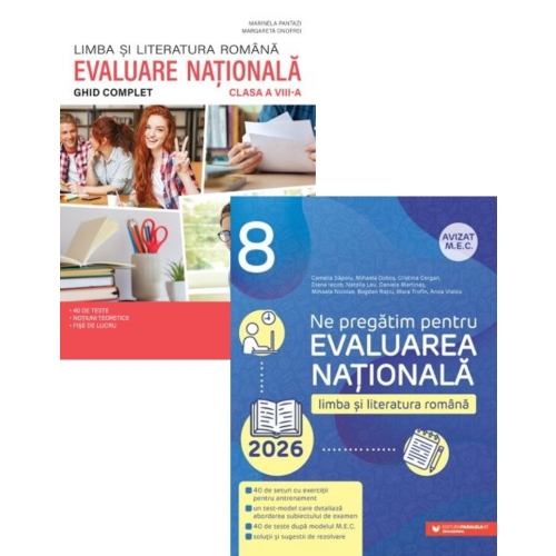 Pachet Ne pregatim pentru Evaluarea Nationala 2026. Limba si literatura romana - Marinela Pantazi si Cristina Cergan
