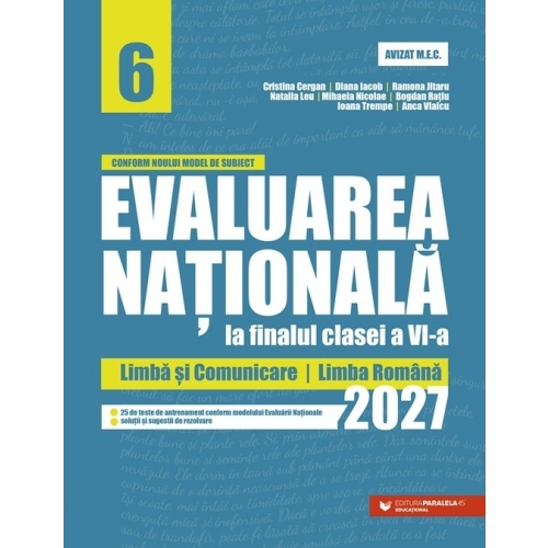 Evaluarea Nationala 2027 la finalul clasei a 6-a. Limba si comunicare Limba romana - Bogdan Ratiu