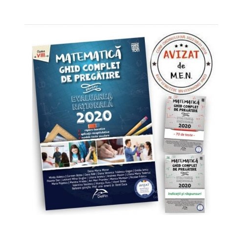 Matematica. Ghid complet de pregatire pentru Evaluarea Nationala 2020 - Ani Mari Prandea