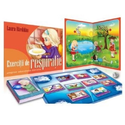 Exercitii de respiratie. Program educational distractiv, kit logopedic - Laura Hardalau, editura Jucarii Vorbarete