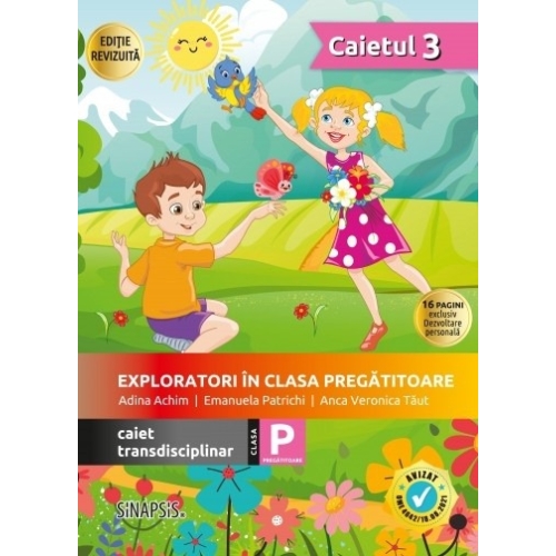 Exploratori in clasa pregatitoare caiet integrat 3, editia 2026 - Emanuela Patrichi, Adina Achim, Anca Veronica Taut