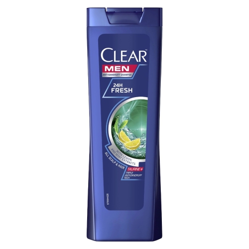 Clear Sampon Men cu extract lamaie si menta pentru par normal, 400 ml
