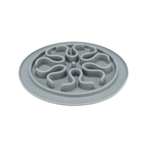 Trixie Farfurie Pentru Hranire Lenta, Silicon, 24 cm, Diverse Culori, 25035