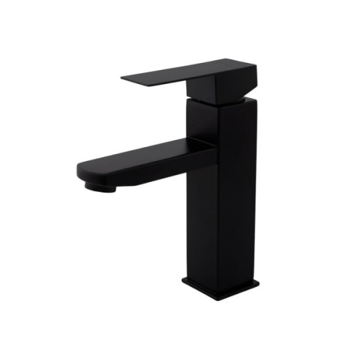 Black Baterie lavoar SUS 304 negru URBAN FLOW FB-01 Kub 