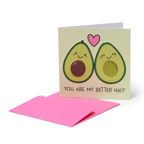 Felicitare Avocado, Legami