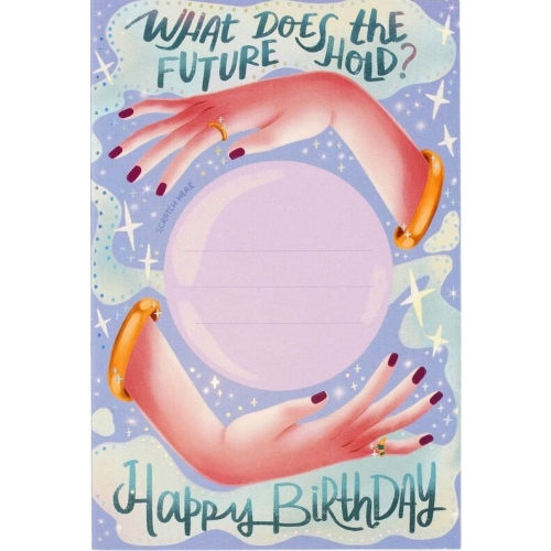 Felicitare Scratch to Reveal Crystal Ball, Legami