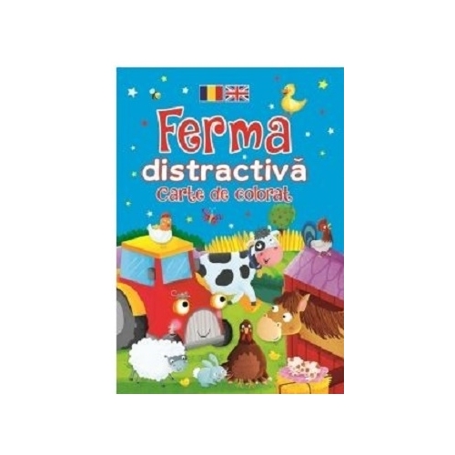Ferma distractiva. Carte de colorat (romano-engleza) - Brown Watson