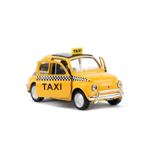 Masinuta Taxi Fiat 500, Welly