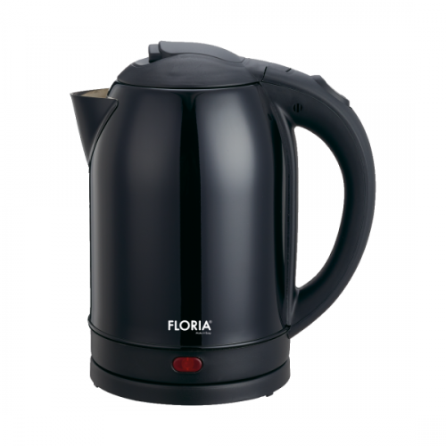 Fierbator inox, capacitate 2L, Putere 1500W, negru, Floria