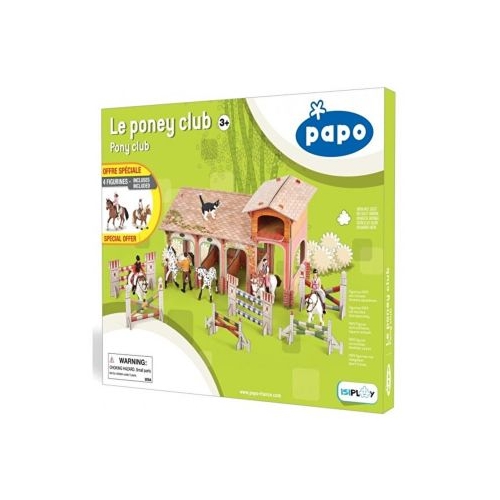 Figurina Set Poney Club. Boxa + 4 Figurine, Papo