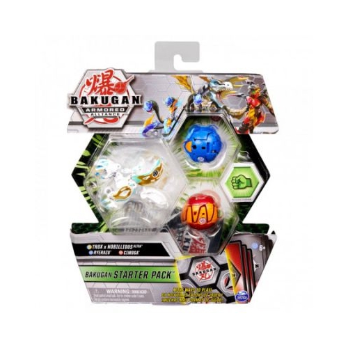 Figurine Bakugan Armored Alliance, Trox Nobillious, Ryerazu si Cimoga, Spin Master