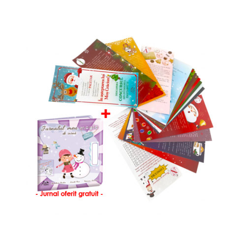 Paletar „In asteptarea lui Mos Craciun” + Jurnalul meu magic de iarna, clasa pregatitoare
