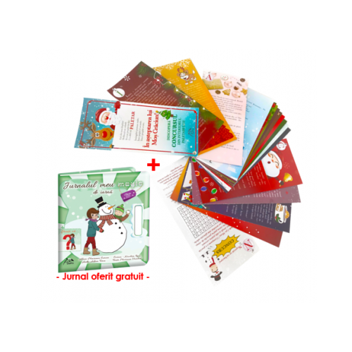 Paletar „In asteptarea lui Mos Craciun” + Jurnalul meu magic de iarna, clasa a III-a