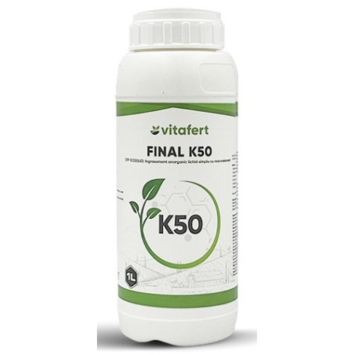 Ingrasamant cu potasiu Final K 50, 1 l, Vitafert