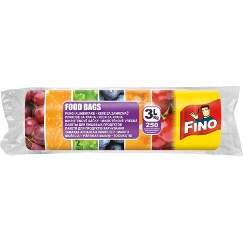 Fino pungi alimentare 3 L, 250 buc