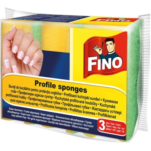 Fino Bureti de vase pentru protectia unghiilor, 3 buc