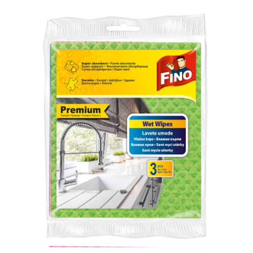 Premium lavete umede 18cmx18cm 3buc Fino