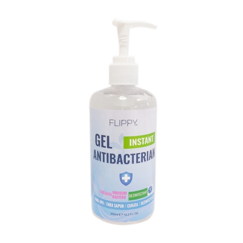 Flippy Virucid Gel dezinfectant 70% alcool 300 ml, avizat Ministerul Sanatatii