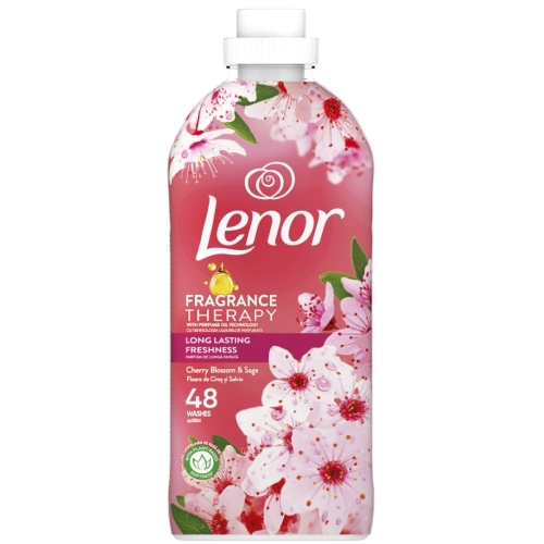 Balsam de rufe Floare de Cires si Salvie, 1.2 L, 48 spalari, Lenor