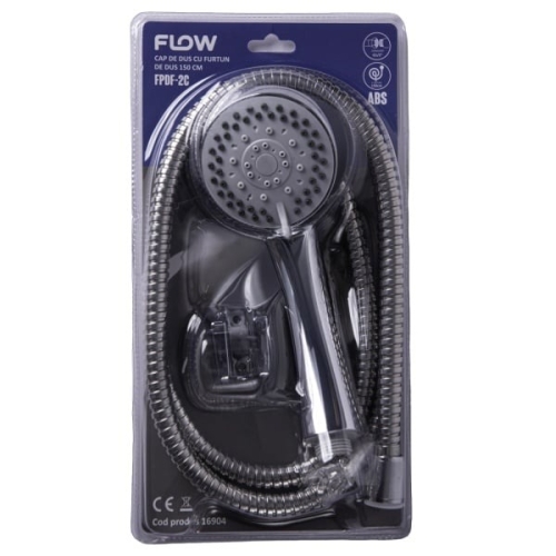 Cap de dus cu furtun 150 cm, FLOW FPDF-2C