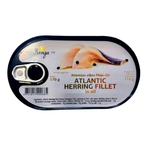 Anno Banga Herring Fillet in ulei, 170 gpe grupdzc.ro✅. Descopera gama copleta de produse la oferte speciale✅!