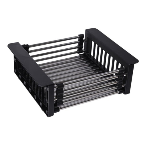 Scurgator extensibil negru 26–41.5 x 21.5 x 9 cm, FLOW FSE-26B