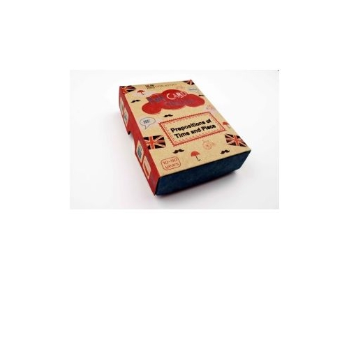 Fun card English. Prepositions of time and place