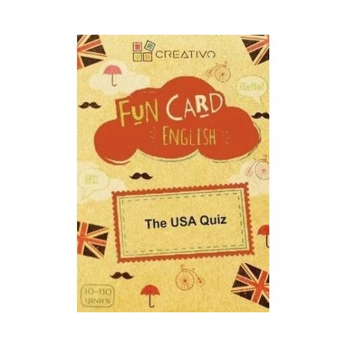 Fun card English The USA Quiz