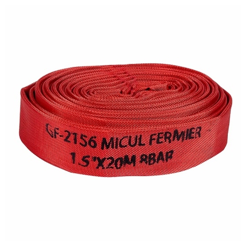 Furtun pompier 1.5" 20m 8bar fara capete ROSU