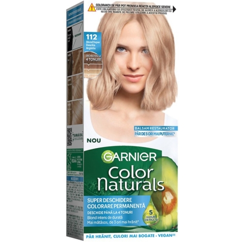 GARNIER COLOR NATURALS VOPSEA DE PAR 112 BLOND SUPER DESCHIS ARGINTIU