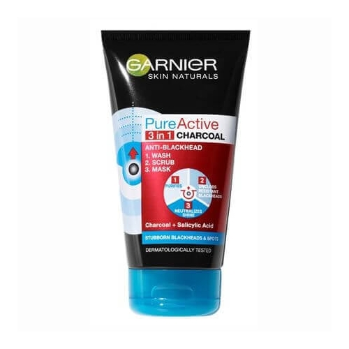 Garnier Skin Naturals gel 3 in 1 anti-puncte negre, 150 ml