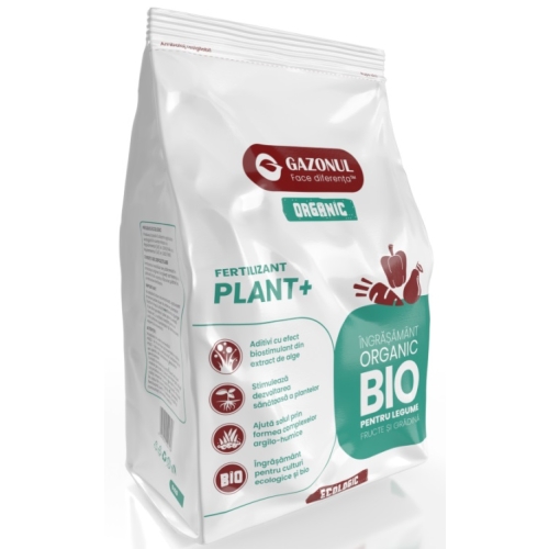 Ingrasamant Solid Organic Plant+, 6 kg, Gazonul 