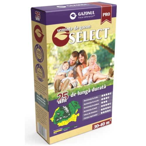 Seminte gazon Select 0.75 kg, Gazonul