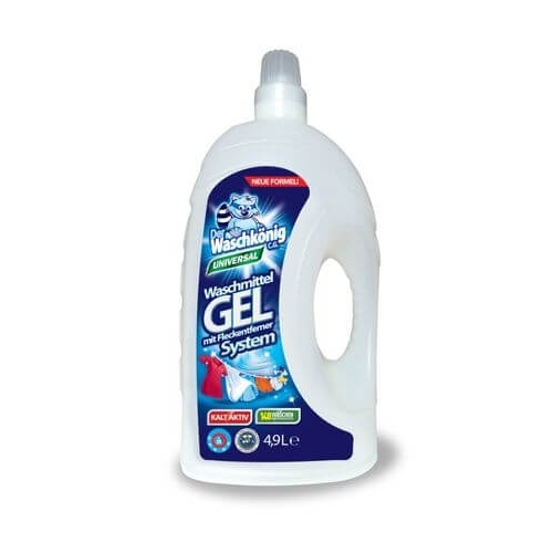 Waschkonig Detergent lichid Universal pentru haine/rufe, 4.9 L, 140 spalari