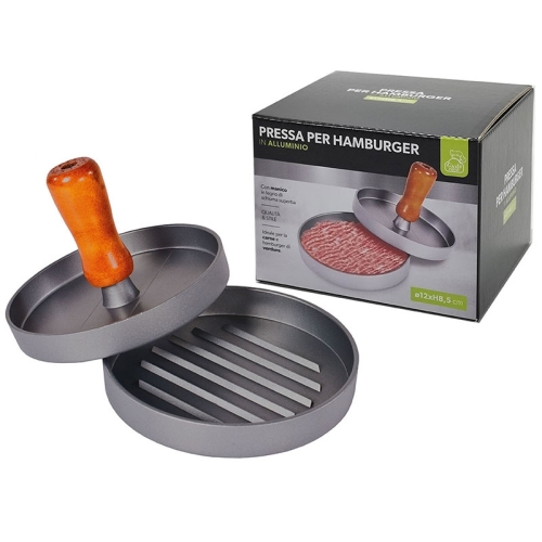 Presa pentru hamburger, din aluminiu, diametru hamburger 115mm