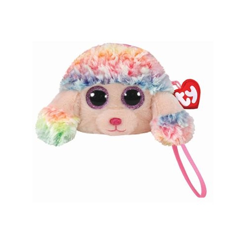 Gentuta de mana, Rainbow pudel roz din plus 10 cm, TY
