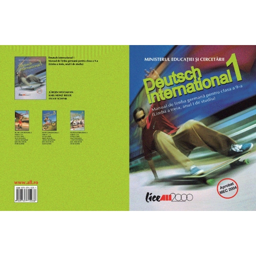 Deutsch International 1. Manual germana clasa IX. Limba a treia, anul I de studiu - Karl Heinz Bieler, editura All
