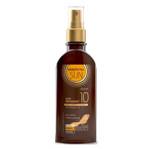 Gerovital Sun Ulei bronzant, SPF 10, 150 ml
