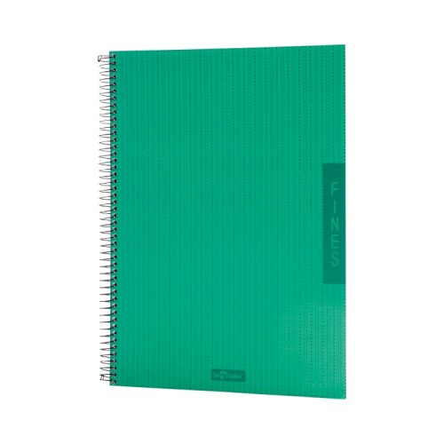 Caiet LeColor Fines, A4, matematica, 100 file, verde(CI834013)