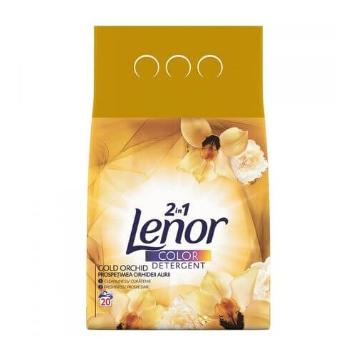Lenor 2 in 1 Detergent Pudra Color Gold Orhid, 20 spalari, 2 Kgpe grupdzc.ro✅. Descopera gama copleta de produse la oferte speciale✅!