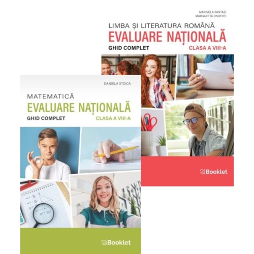 Pachet Limba romana si Matematica Evaluarea Nationala 2026. Ghid complet pentru clasa 8 - Marinela Pantazi Daniela Stoica