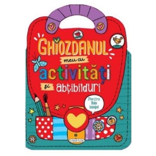 Ghiozdanul meu cu activitati si abtibilduri pentru fete