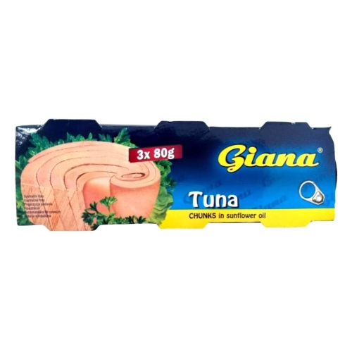Giana Ton in ulei de floarea soarelui, 3 x 80 gpe grupdzc.ro✅. Descopera gama copleta de produse la oferte speciale✅!