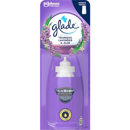 Glade Rezerva odorizant de camera microspray Glade Sense & Spray Lavanda, 18 ml