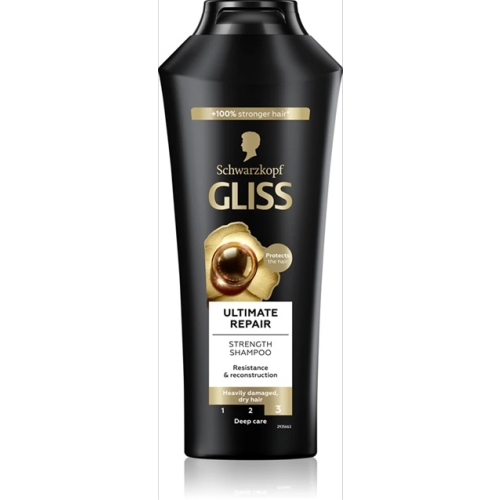 Sampon revitalizant pentru parul deteriorat, Schwarzkopf Gliss Ultimate Repair, 400 ml