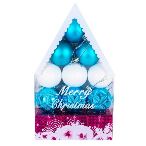 Globuri Pom Craciun, 12 Buc./Set