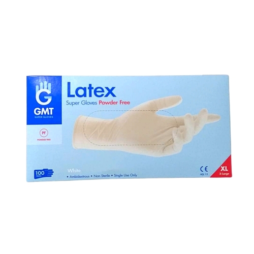 GMT Manusi de unica folosinta latex nepudrate marimea XL, 100 BUC