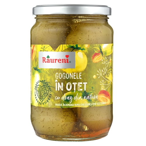 Gogonele in otet 680 g, Raureni