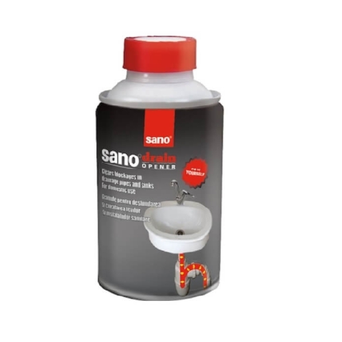 Granule pentru desfundarea si curatarea tevilor si instalatiilor sanitare, 200g, Sano