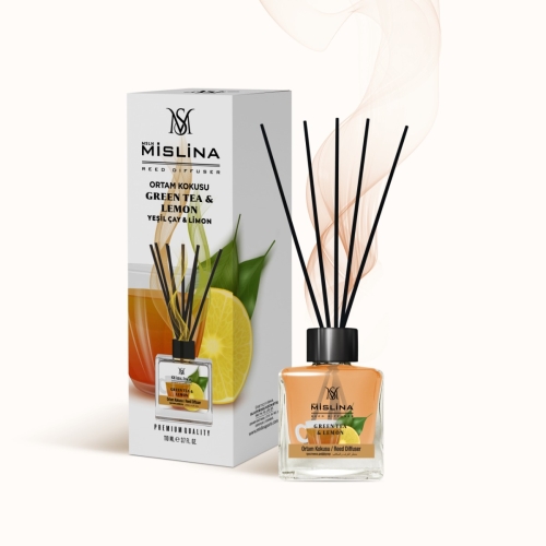 Odorizant Camera betisoare, aroma Ceai Verde si Lamaie, 110 ml, Mislina